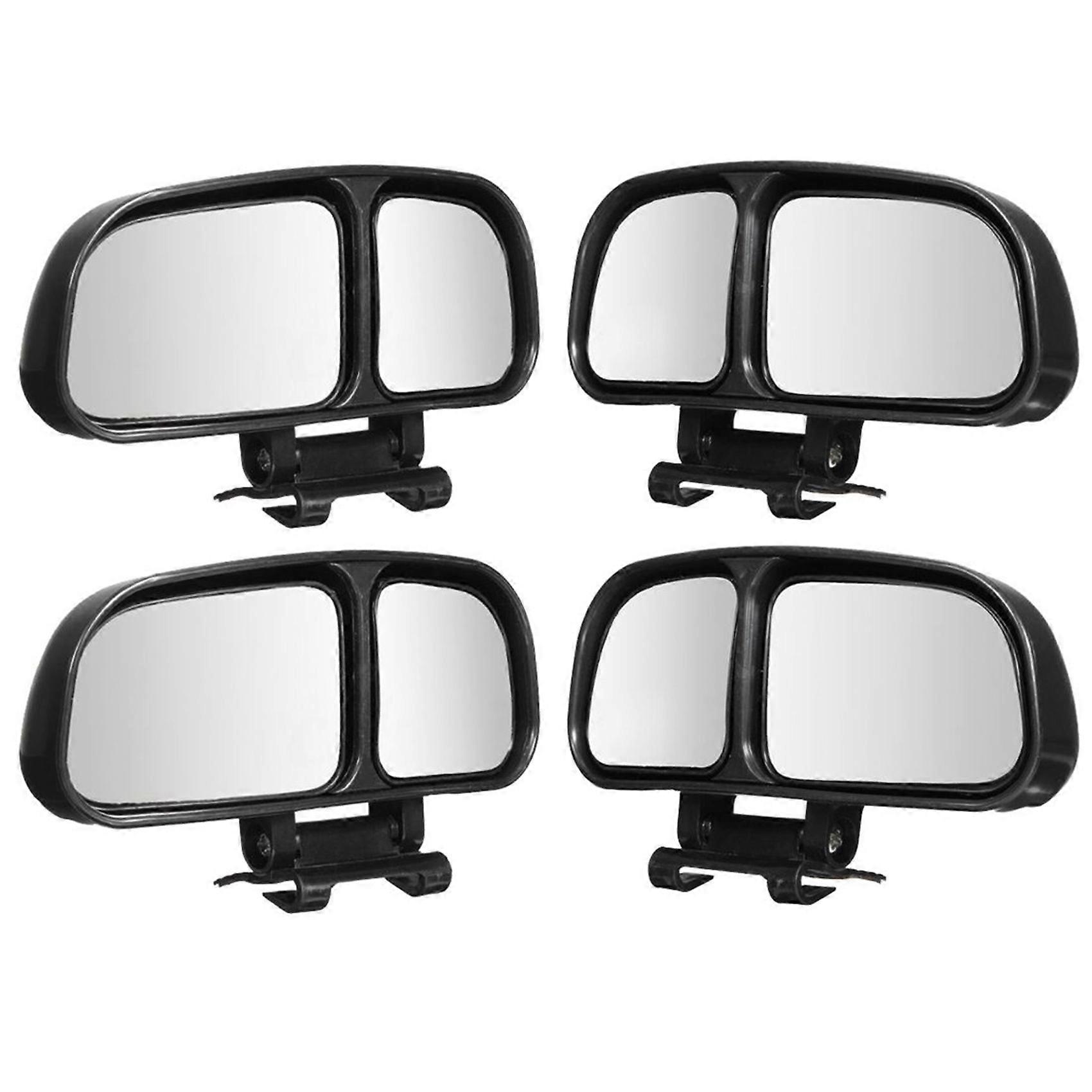 4Pcs Universal Car Adjustable Expand Wide Angle Blind Spot Rear View Mirrors