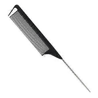 High Dense Barbershop Steel Needle Rat-tail Shape Anti-static Hairdressing Comb