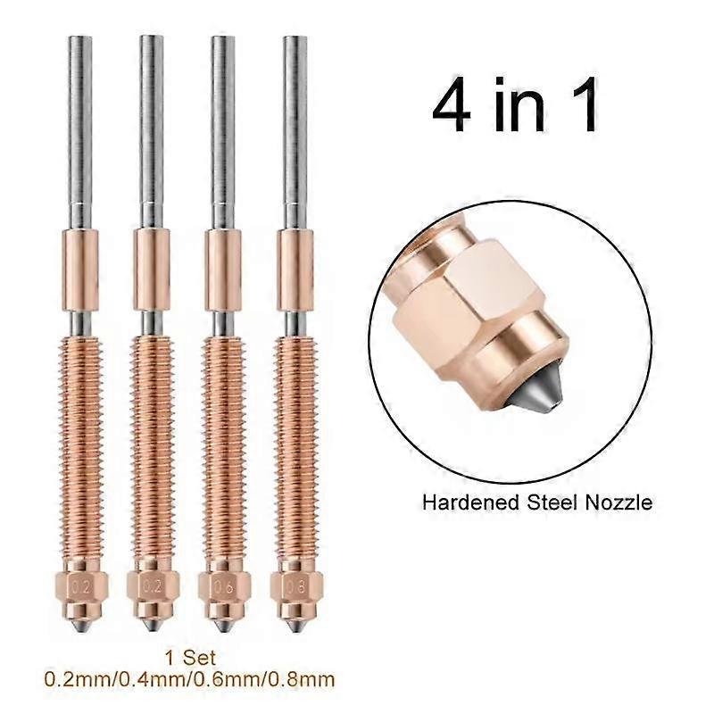 3D Printer Hotend Kit for Creality K2 Plus Nozzle Quick-Swap Nozzle Kit Hardened steel All-metal Design for K2 Plus Hot End Kit