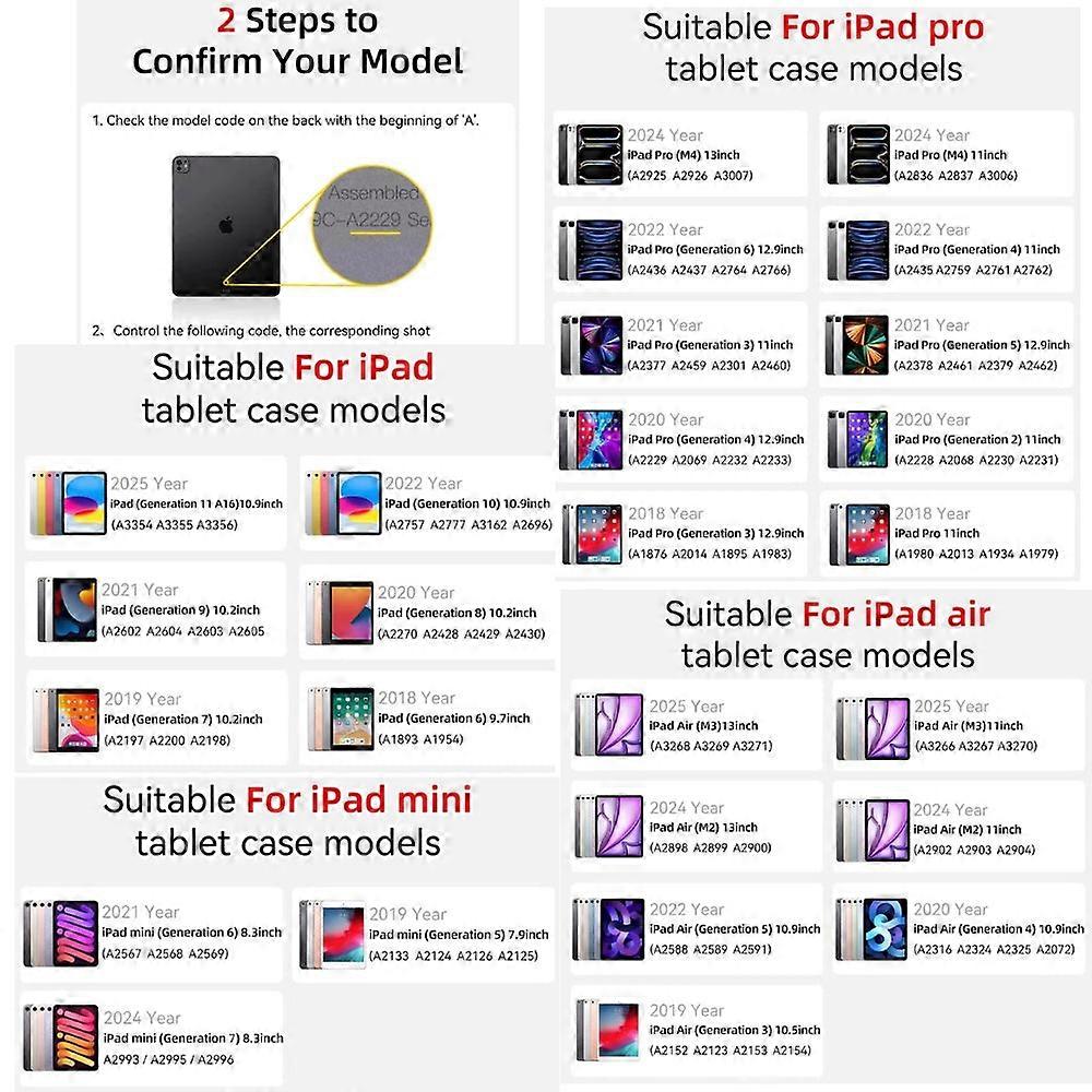 Stylish Case For Ipad 2021 9 10.2" Black 9" Litchi Texture Rotating Leather No1283