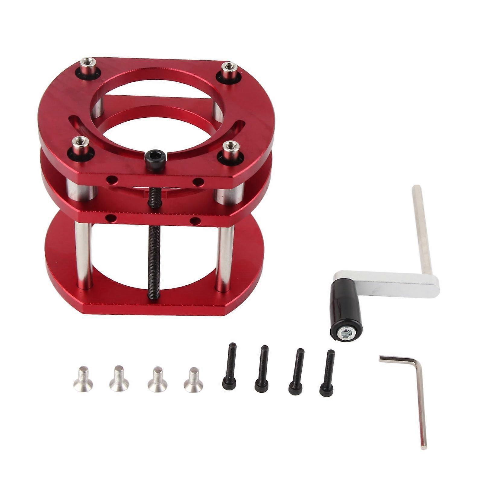 Aluminum Router Table Base with 4Jaw Clamp and Adjustable Lift for Precision Woodworking Ref:2232