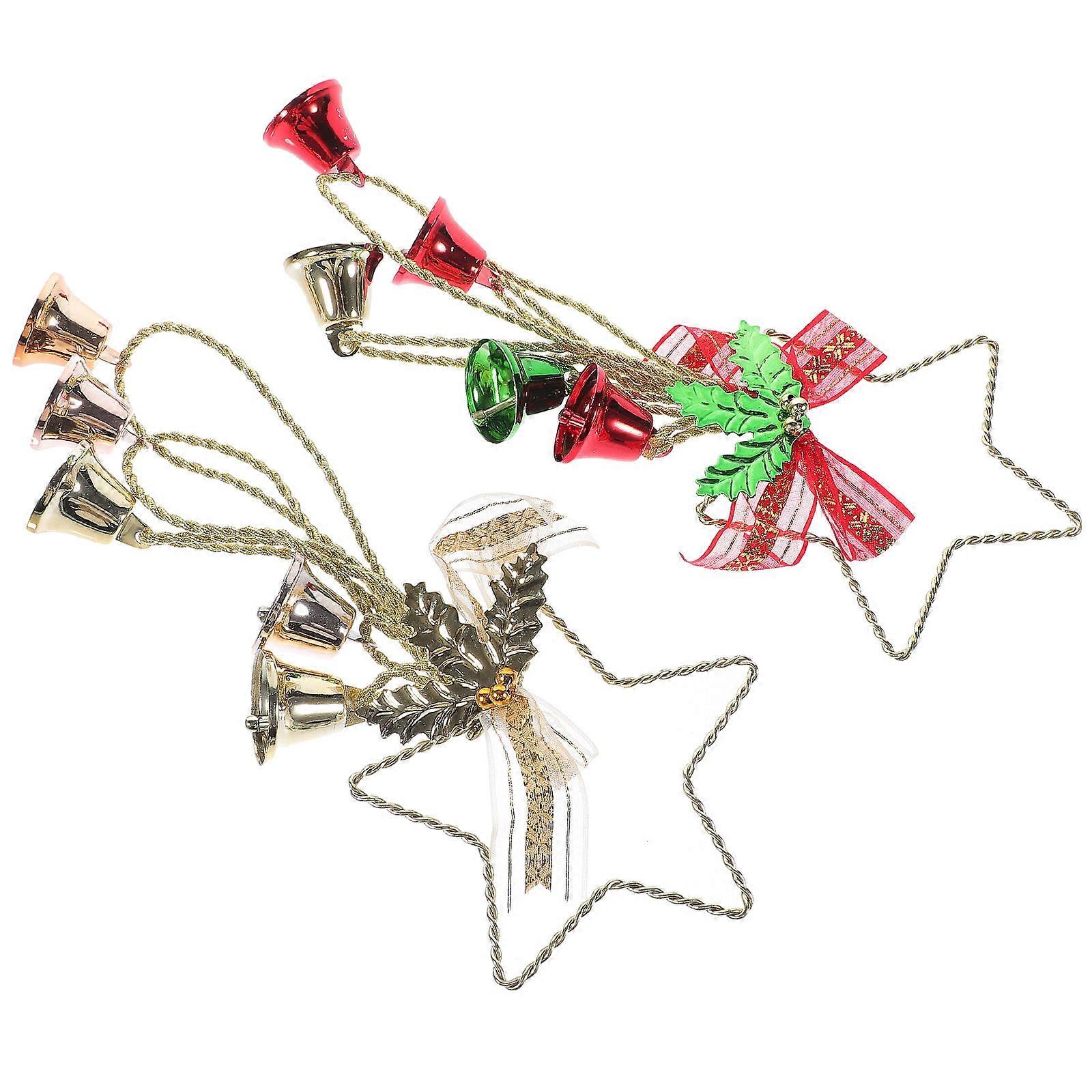 Christmas Jingle Bell Hanging for Decoration 2Pcs Pack