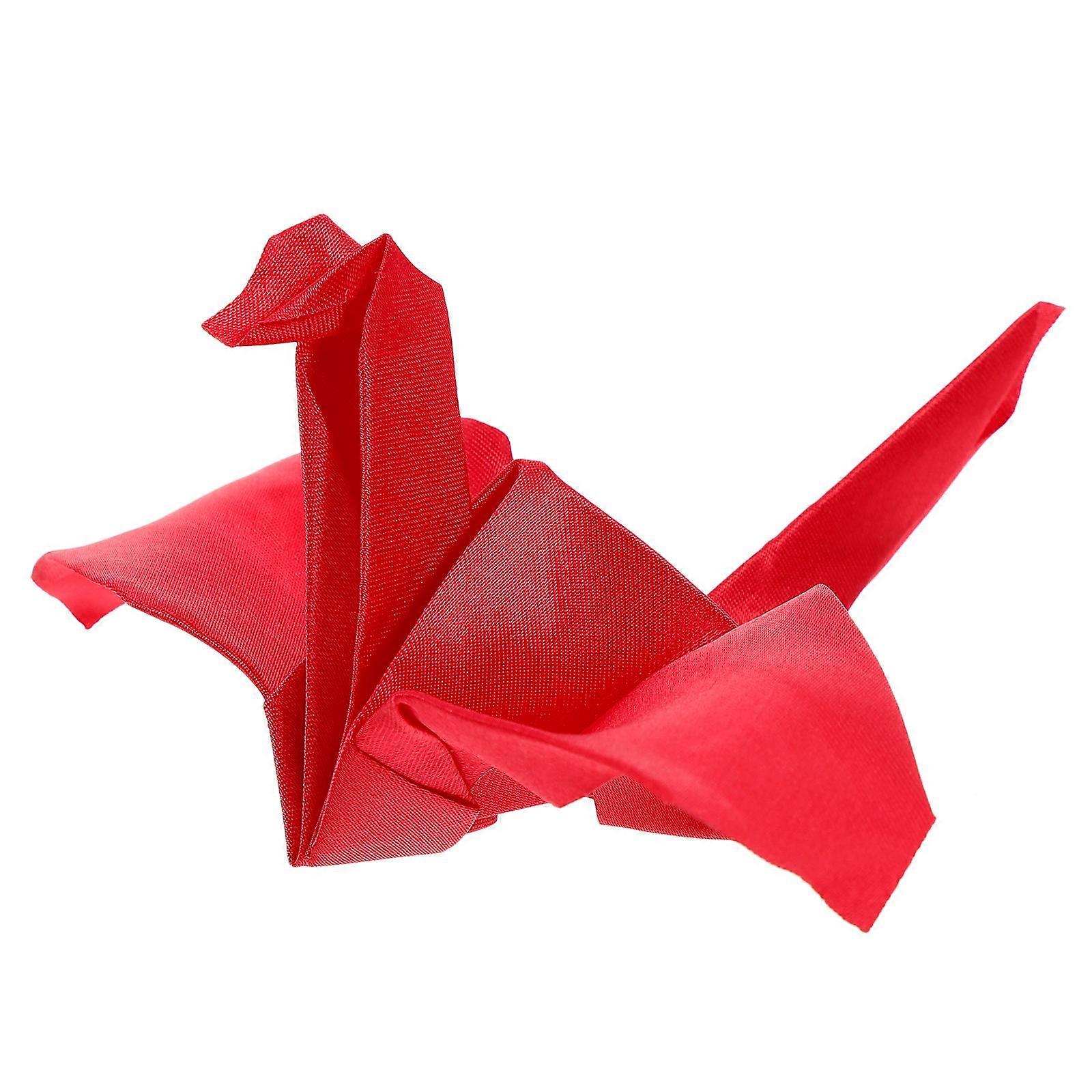 Paper Crane Props for Party Fabric Red Stage Use