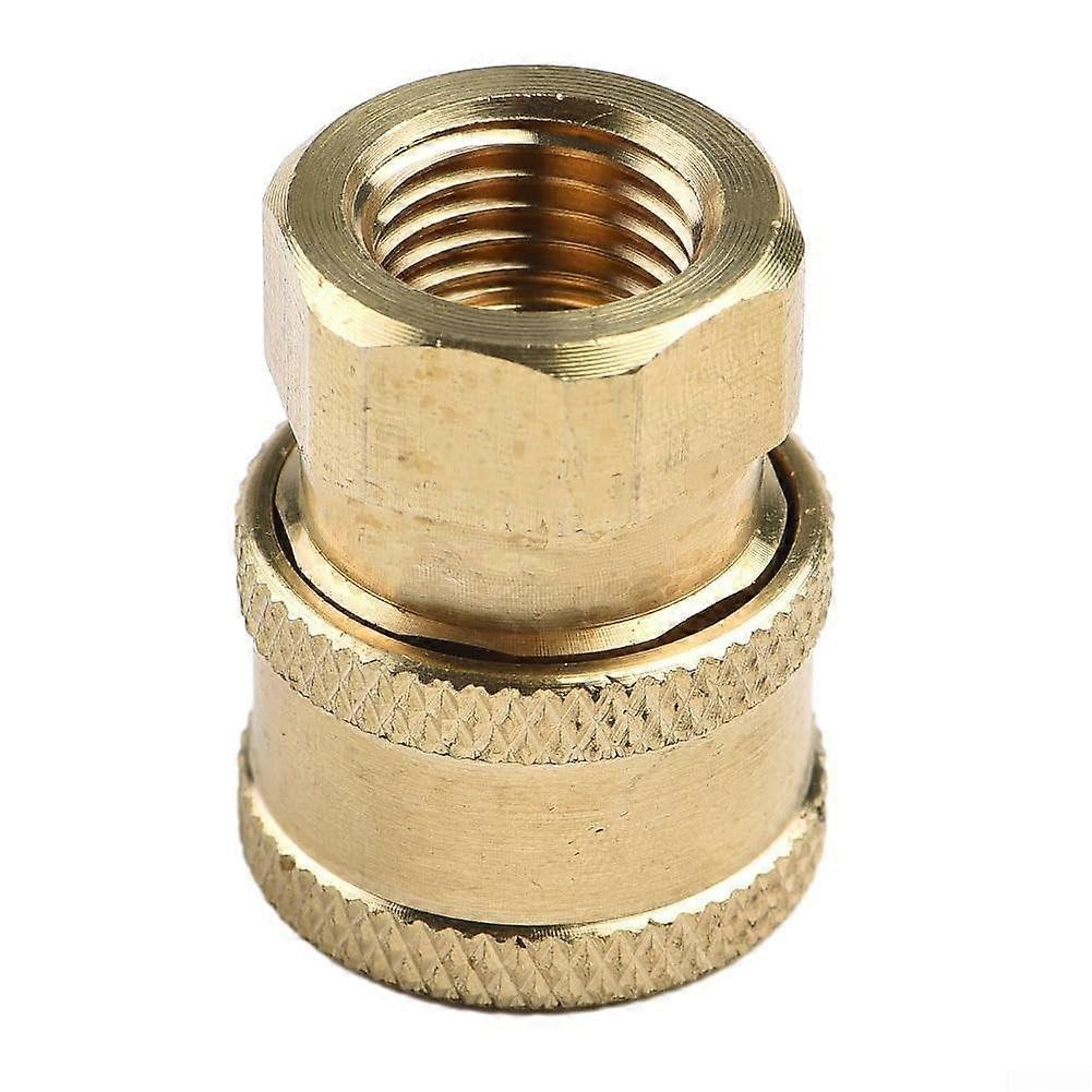 Pressure Washer Quick Connect Fitting for M14 M22 G1/4 Threads, Stainless or Brass,  Pressure