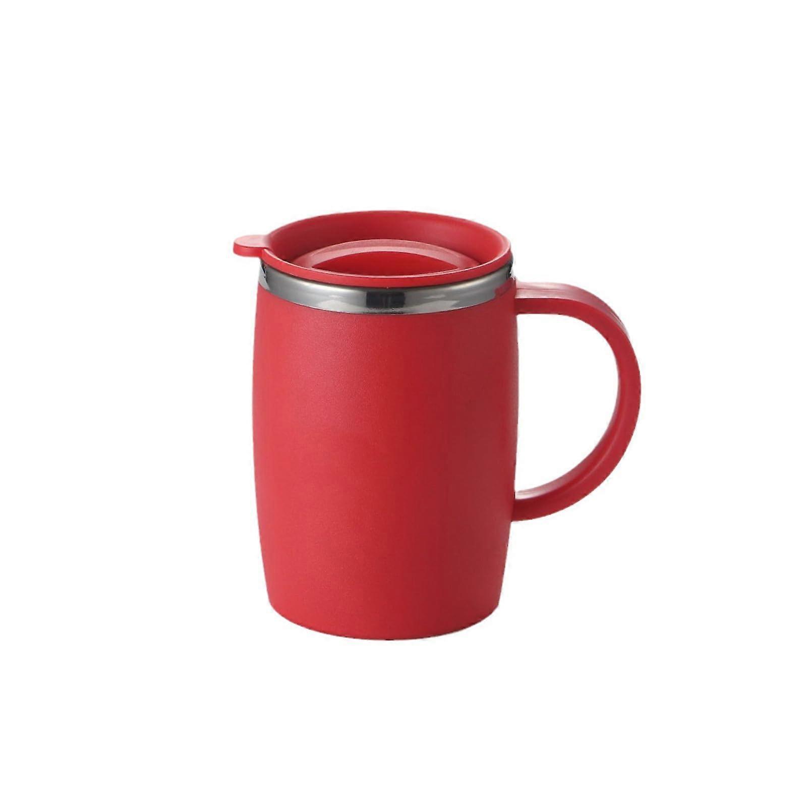 Rustic Ceramic Coffee Mug for Men and Glass Tea Cup with Infuser and Lid