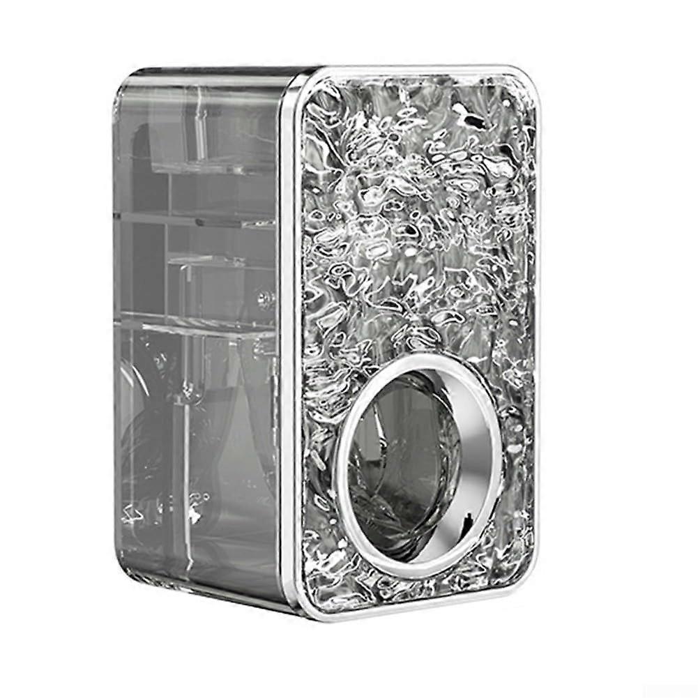 Automatic Toothpaste Dispenser Wall Mounted Squeezer for Bathroom, No Drill Easy Install, Grey