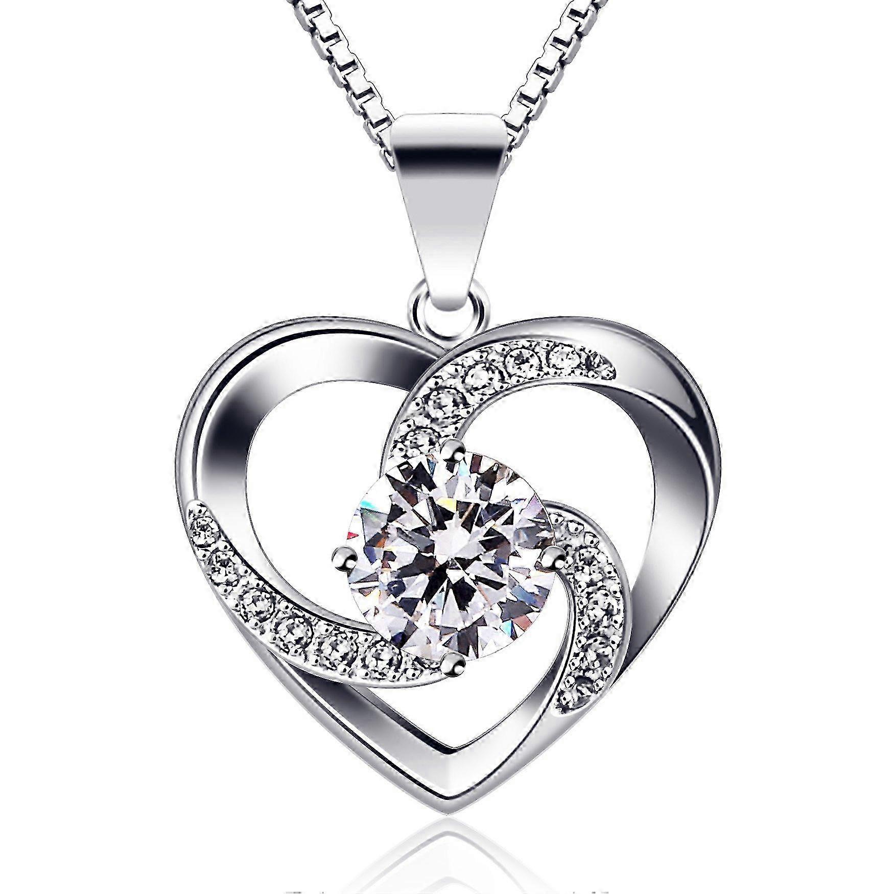2026 Platinum Pendant with White Diamond (No Chain)