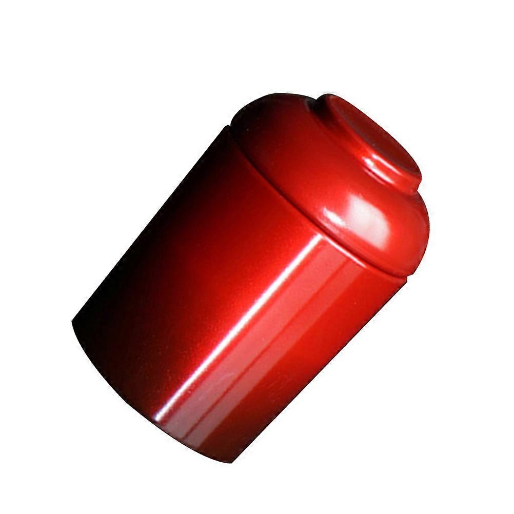 Mini Portable Metal Tea Can Container for Tea Storage 10Pcs Red