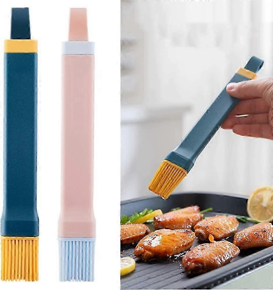 2-Pack Food Grade Silicone Basting Brushes for Kitchen Baking and Cooking