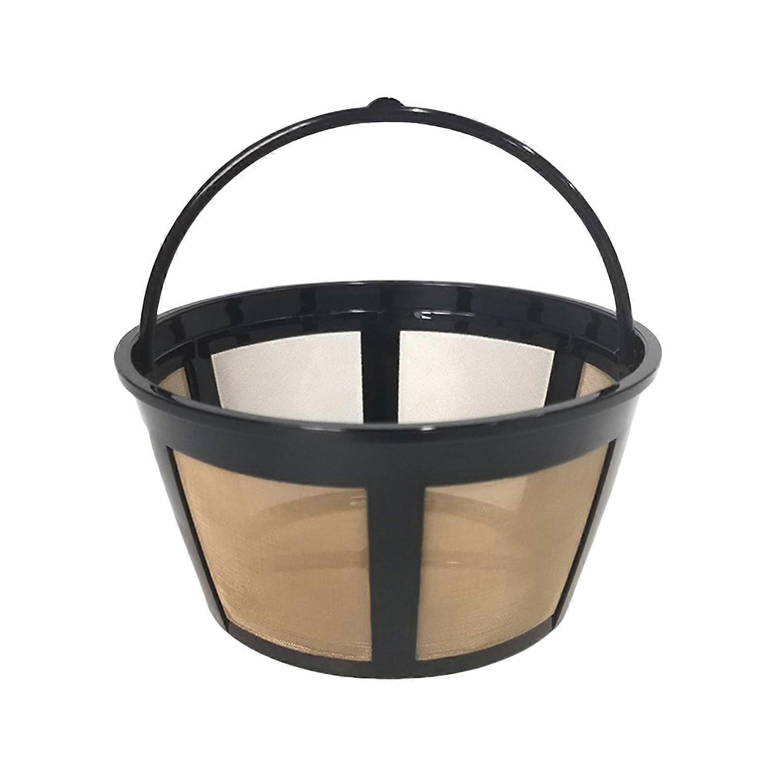 Permanent Coffee Filter for 412 Cup Basket Coffee Maker, Reusable Stainless Steel Fine Mesh