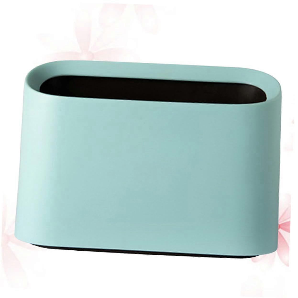Double Plastic Trash Can for Bathroom Kitchen Bedroom with Creative Design Easy to Clean Durable