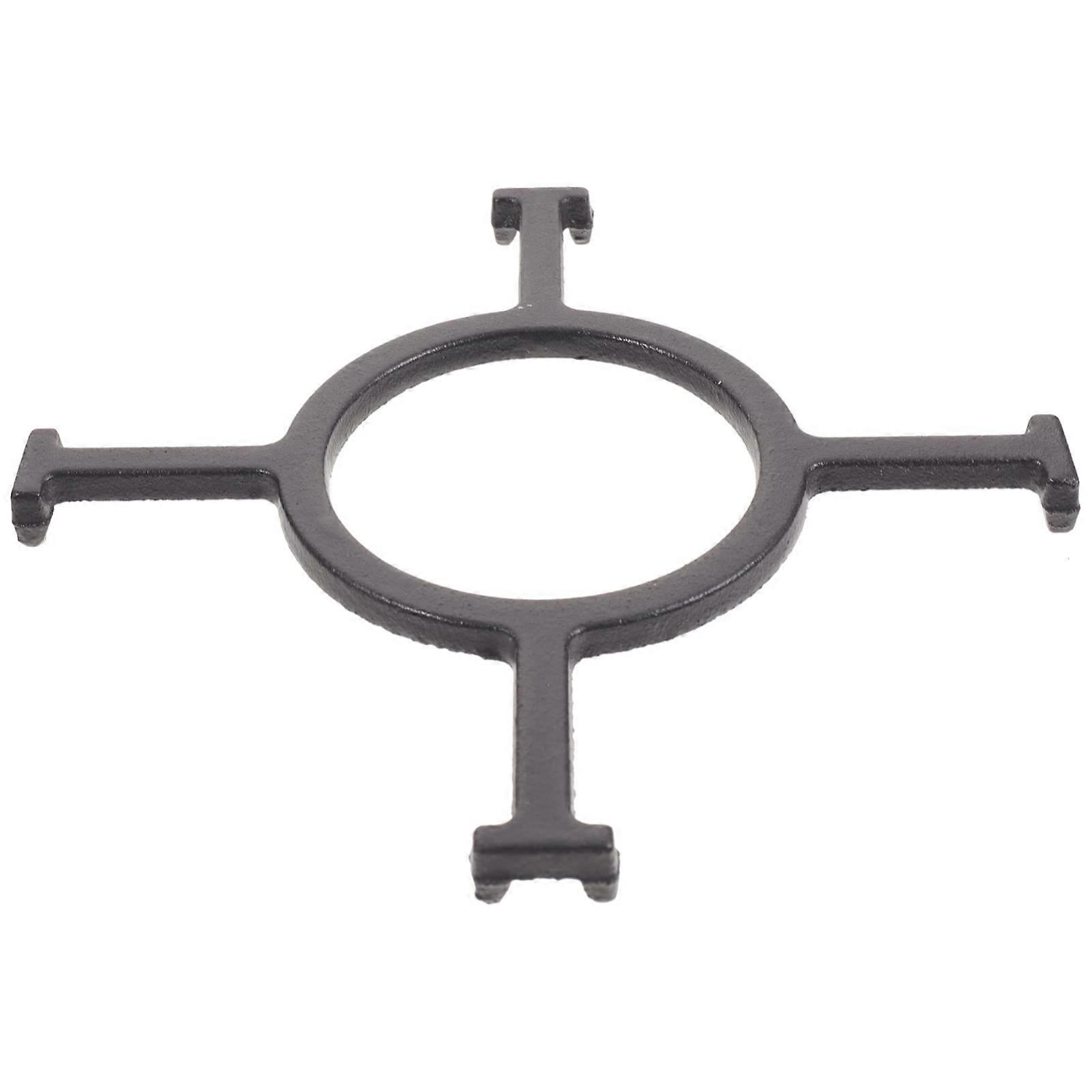 Gas Stove Wok Ring with Durable Iron Construction, Skid Resistant Design, Easy Clean Surface