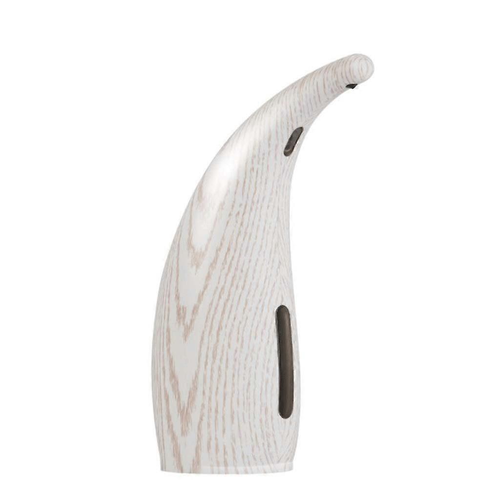 Automatic Soap Dispenser with Wood Grain Finish, Touchless Smart Sensor for Bathroom and Kitchen