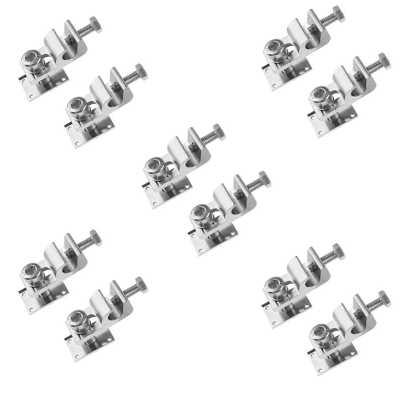 10 Pcs Solar Panel Grounding Lugs, Aluminum Mounting Hardware for PV Systems, Efficient Grounding Protection