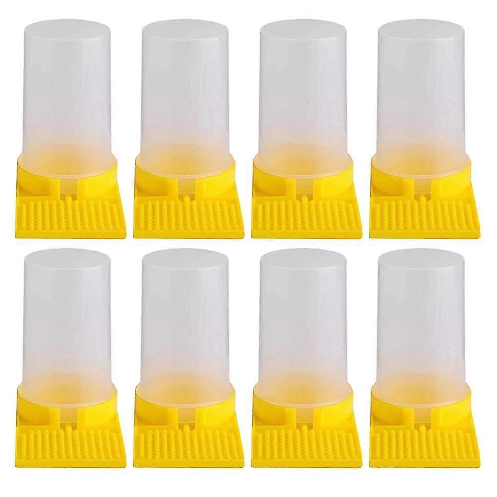 Bee Water Feeder for Beehive Watering 8Pcs PP Material Tool