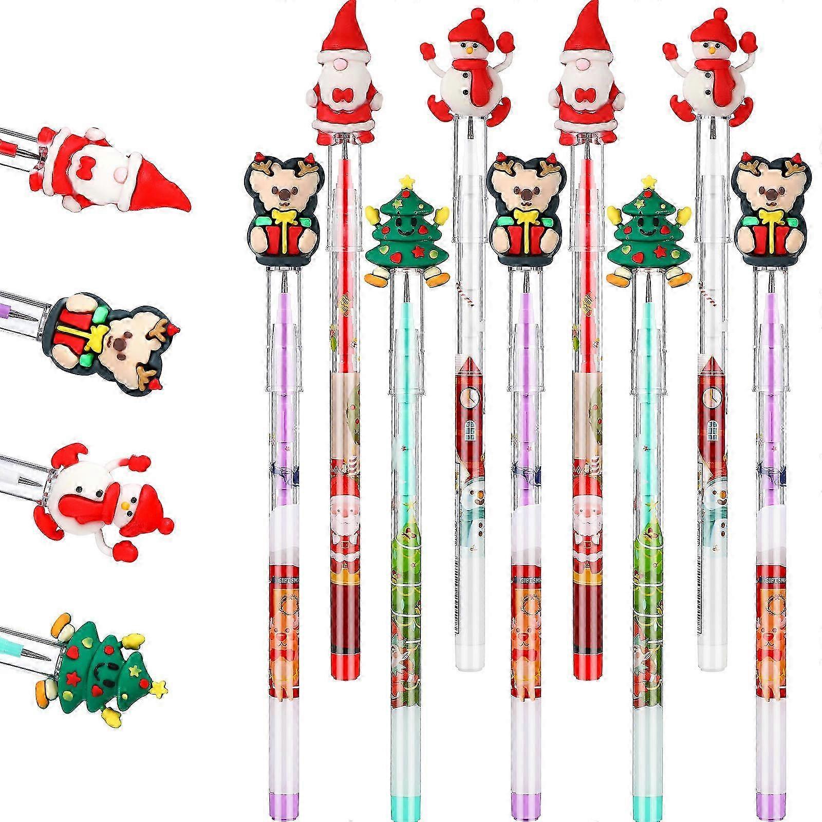 Stackable Pencils for Writing Multipoint Push Tip Pencils 16Pcs Set