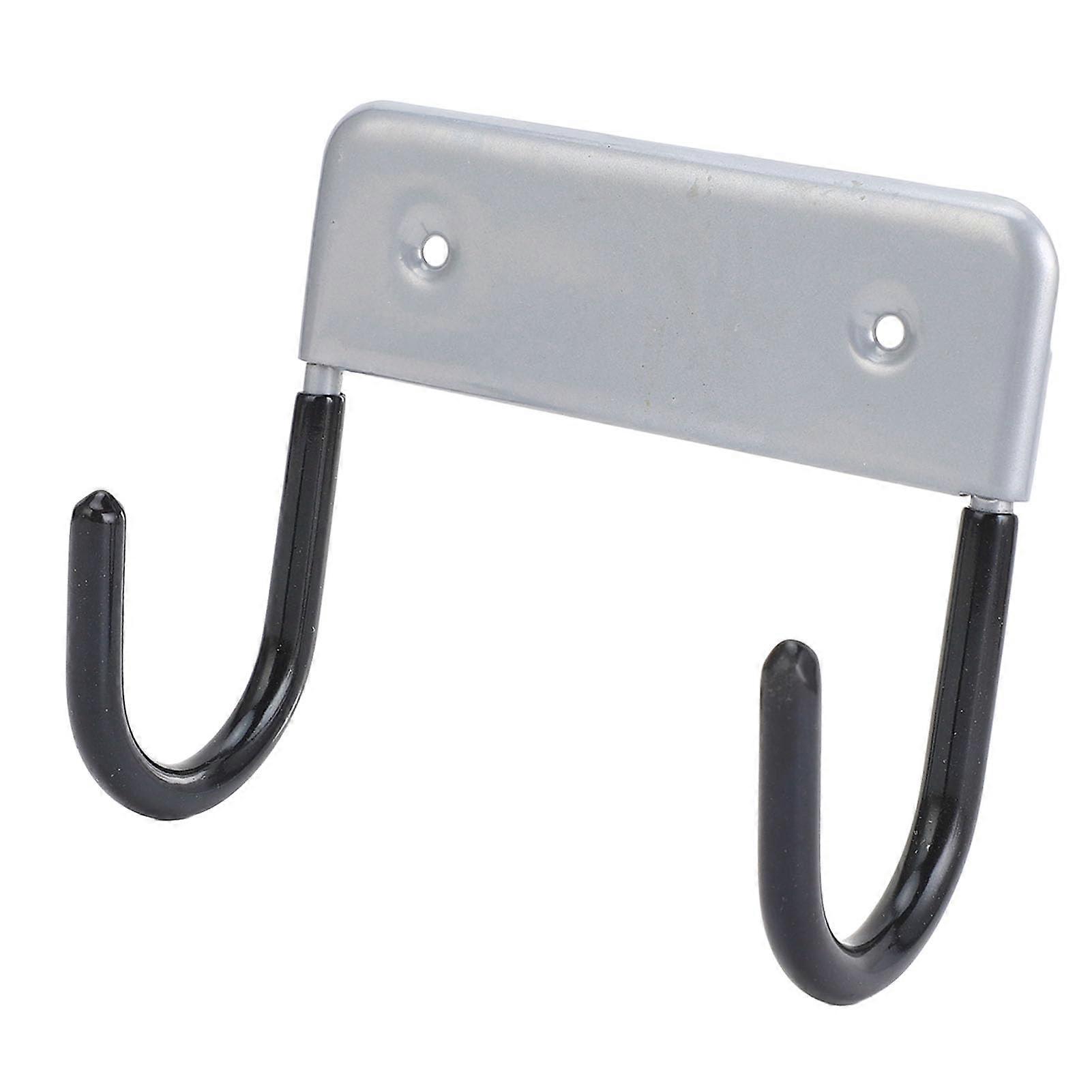 Ironing Board Wall Mount with Iron Holder, SpaceSaving Laundry Room Storage Hook, Silver Gray