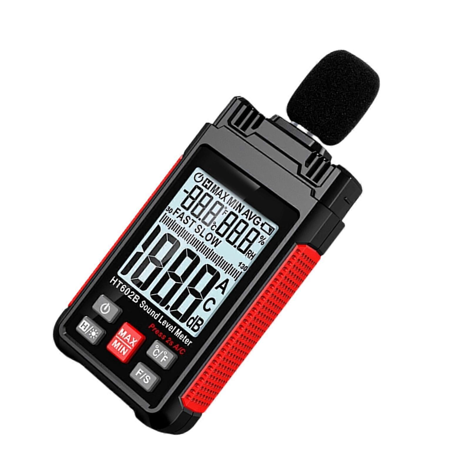 Dense Sound Evaluation Tool With top Hold Function For Reliable phon Readings Multicolor