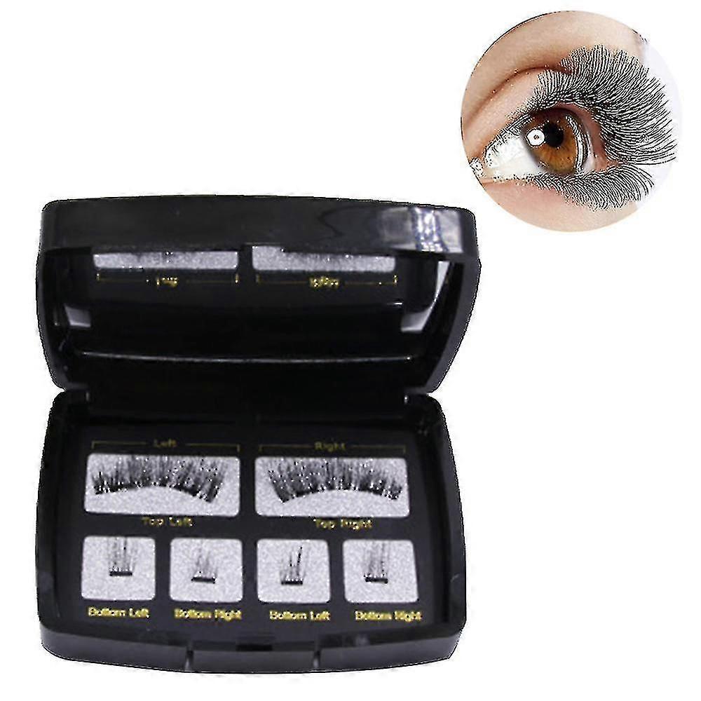 Magnetic False Eyelashes Set Hand-sharpened Natural Eyelashes Without Glue Magnet