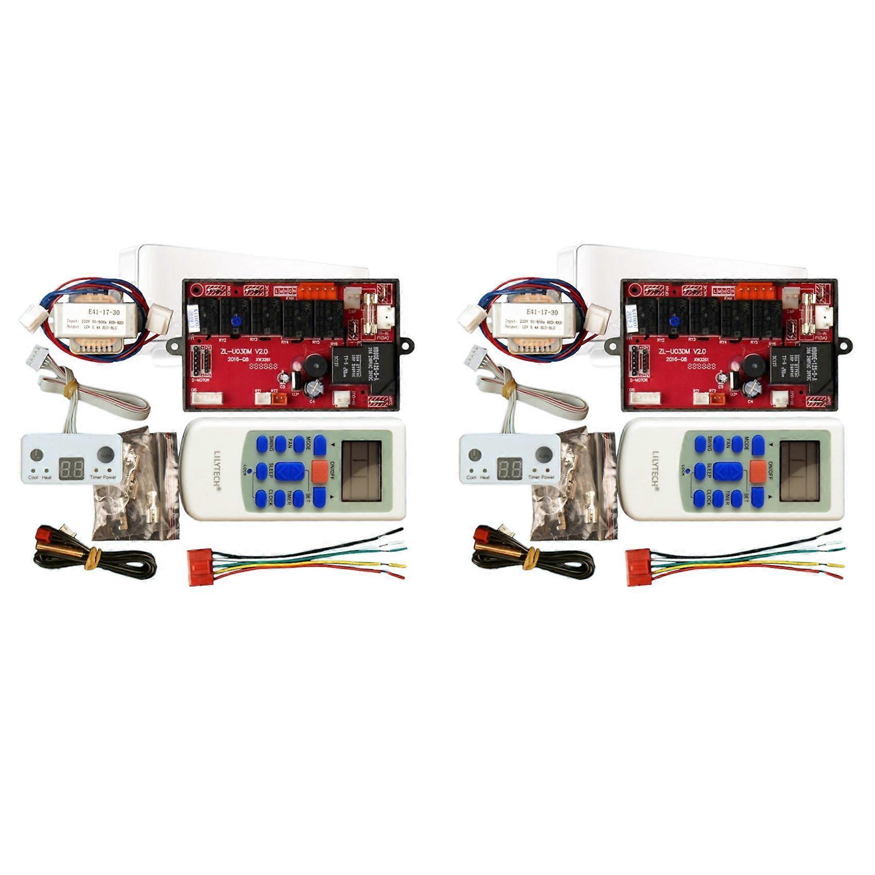 2X LILYTECH ZL-U03DM, Universal AC Control System, Universal Ac Controller, Remote A/C Control PCB, Lilytech