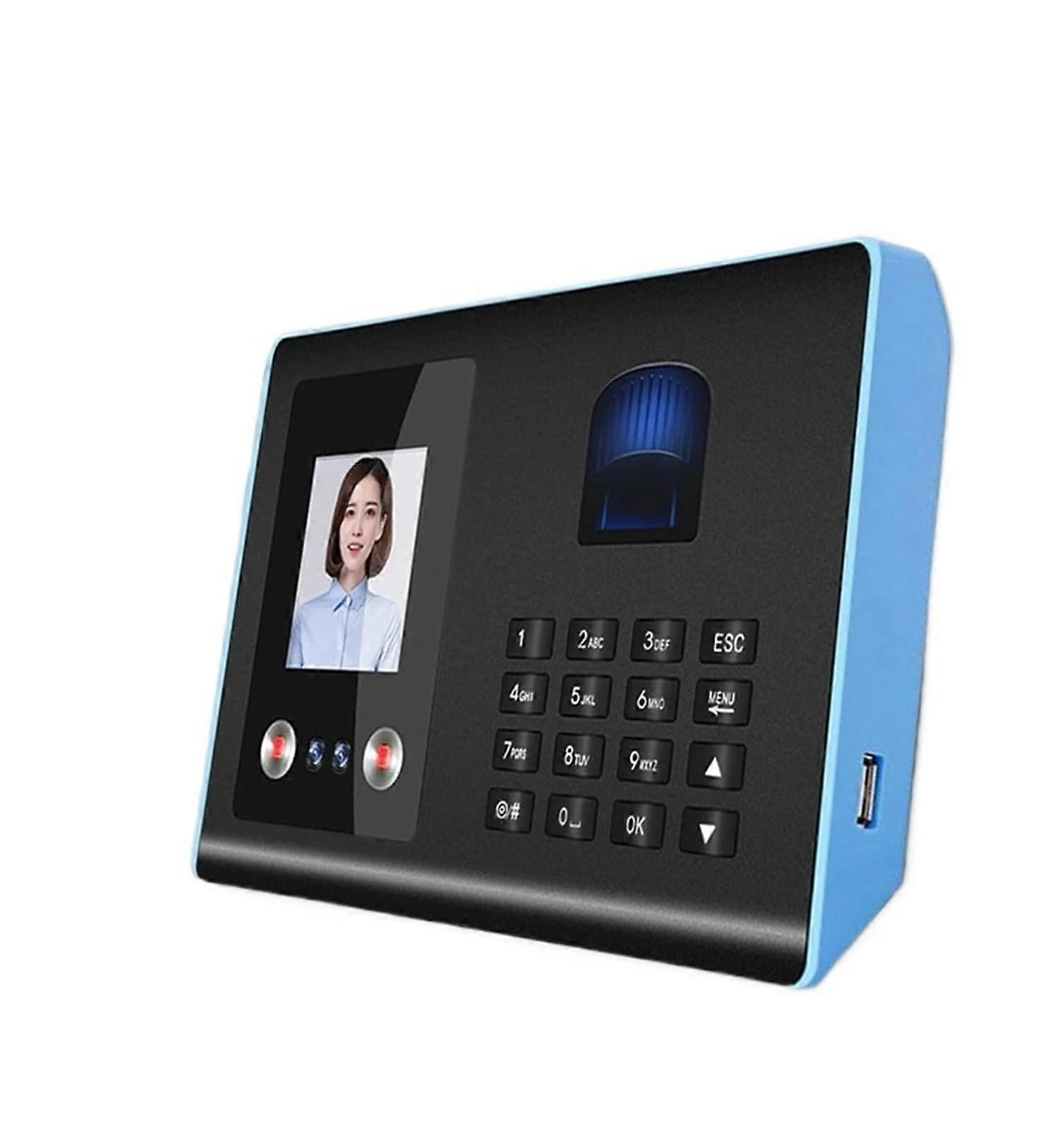 Biometric Attendance Machine Face Fingerprint Password Time Clock with USB and MultiLanguage