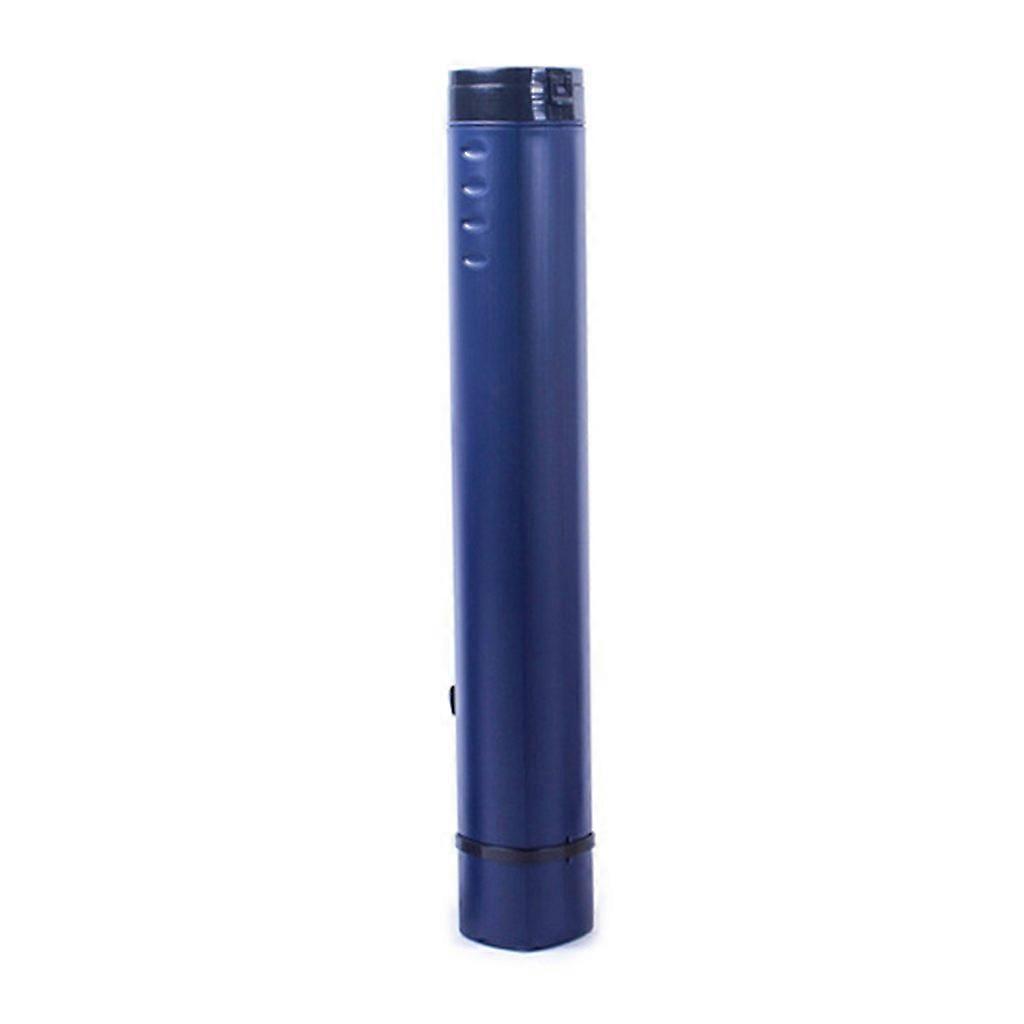 Adjustable Square Poster Tube for Artwork Storage with Telescopic Design Deep Blue