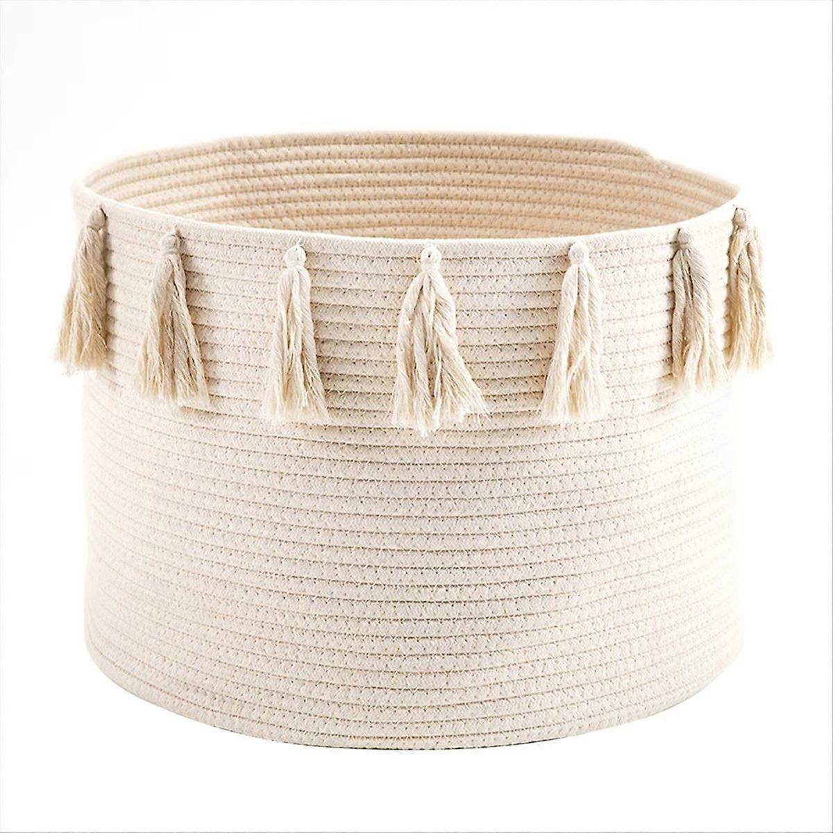 Rope Baskets for Storage Woven Hamper Home Storage Baskets
