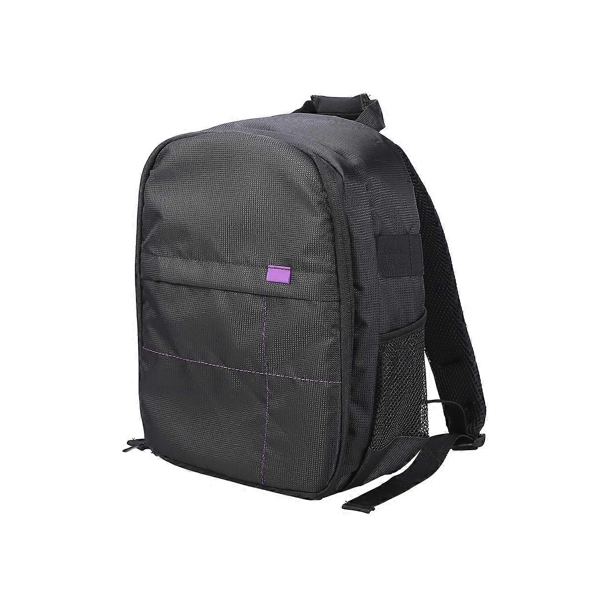Camera Bag Waterproof Dslr Camera Backpack for Photography Purple