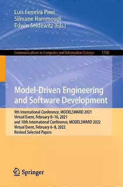 Model-driven Engineering And Software Development 9th International Conference - Springer Nature B.V