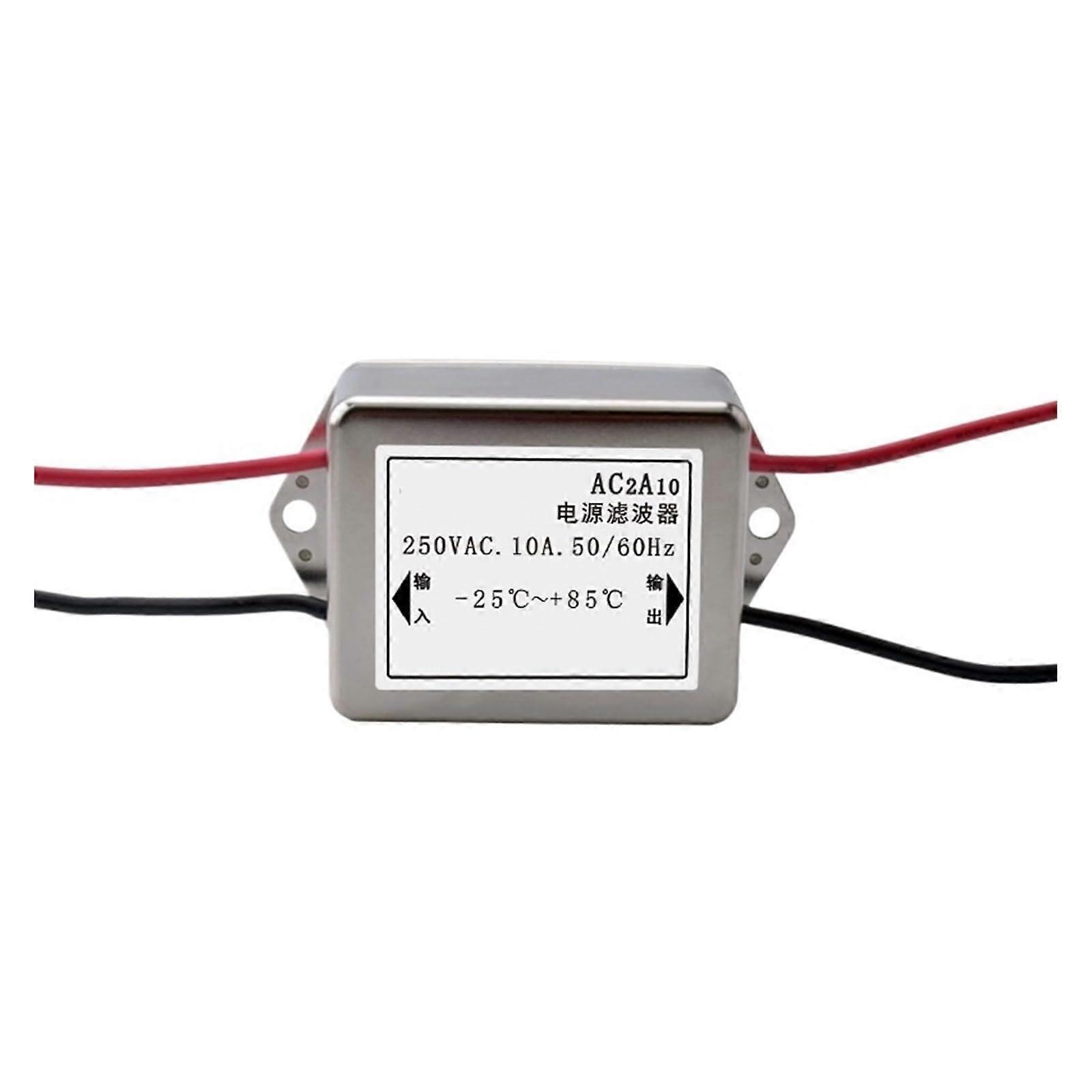 AC2A20 AC Power Filter 250V 10A/20A EMI Filter for Equipment Quick Replacement
