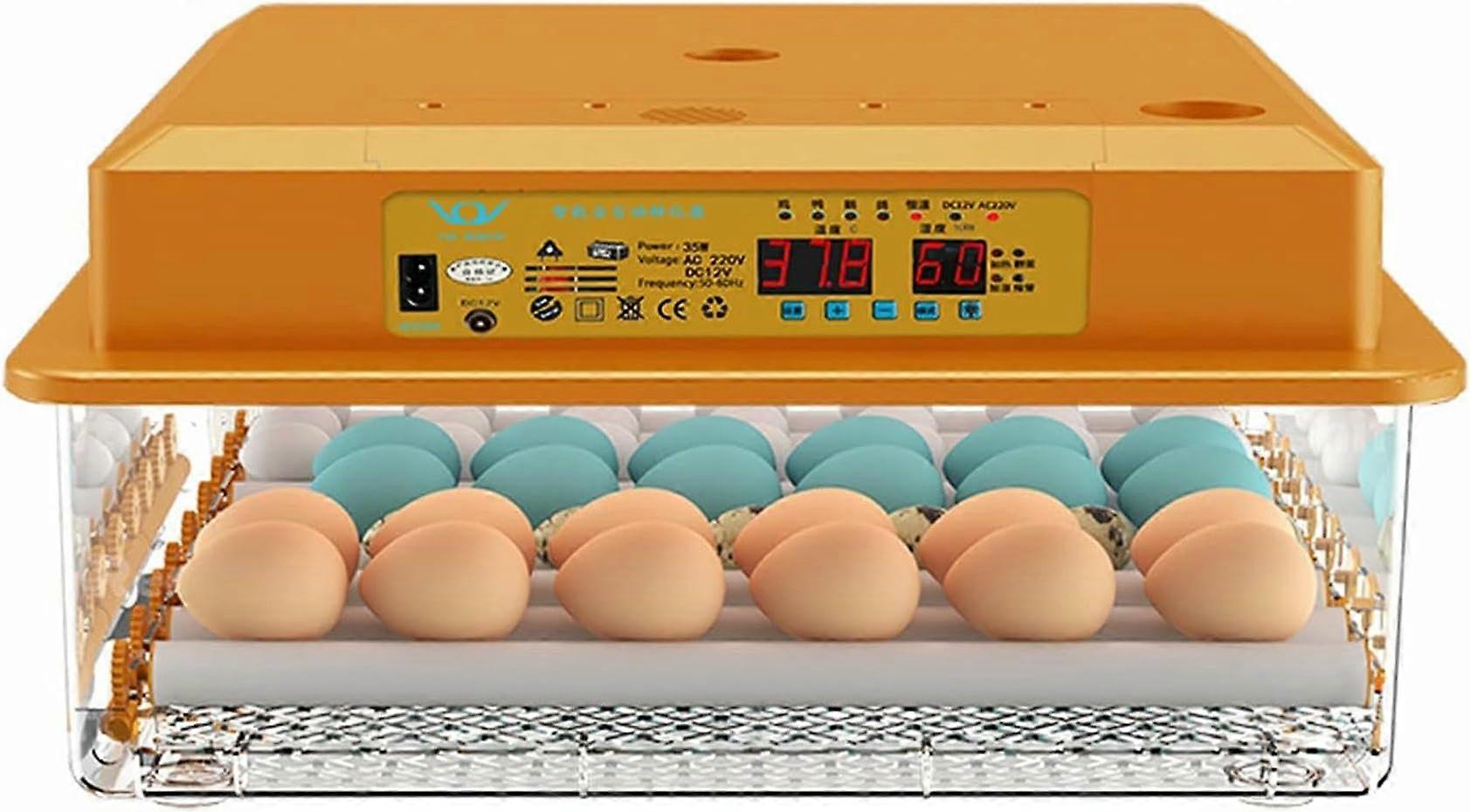 Digital Egg Incubator with Automatic Egg Turner, LED Temp Display, Humidity Control for 636 Eggs