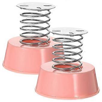 Base de mola rosa para boneca, ideal para projetos "faça você mesmo", conjunto de molas de brinquedo com 8 peças.