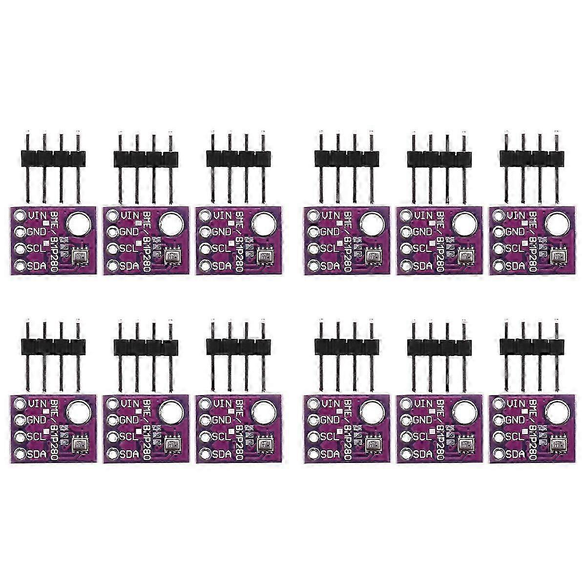 3Pcs BMP280 Digital Barometric Pressure Sensor Module, 5V Temperature Sensor