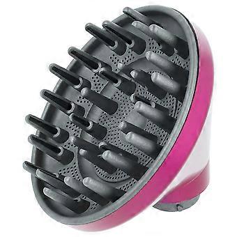Diffusore vhbw compatibile con asciugacapelli Dyson Airwrap HS01, HS03, HS05 - 13,9 x 13,5 cm, 169 g Grigio, Rosa