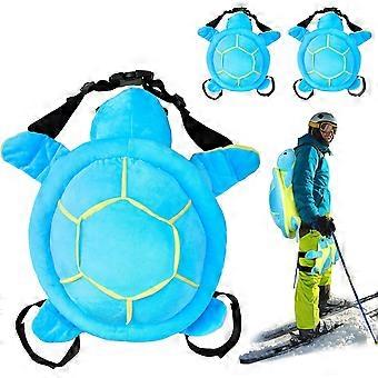 Juego de 3 protectores de glúteos con forma de tortuga para snowboard y esquí. Incluye protectores de cadera 3D con forma de tortuga para patinaje, rodilleras acolchadas con forma de tortuga.