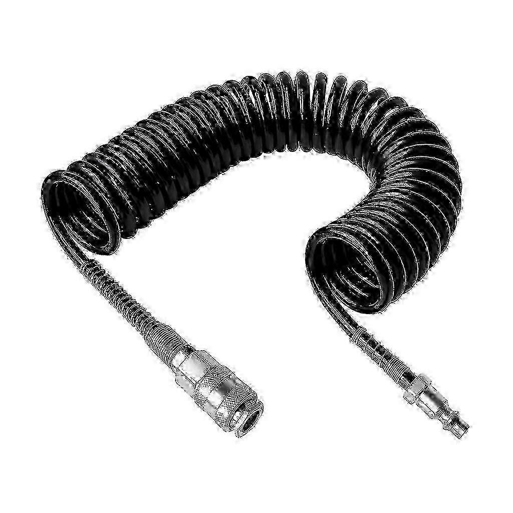 Polyurethane Air Hose Quick Coupler Kit for Compressor Pneumatic Pipe - 3 Meter Length