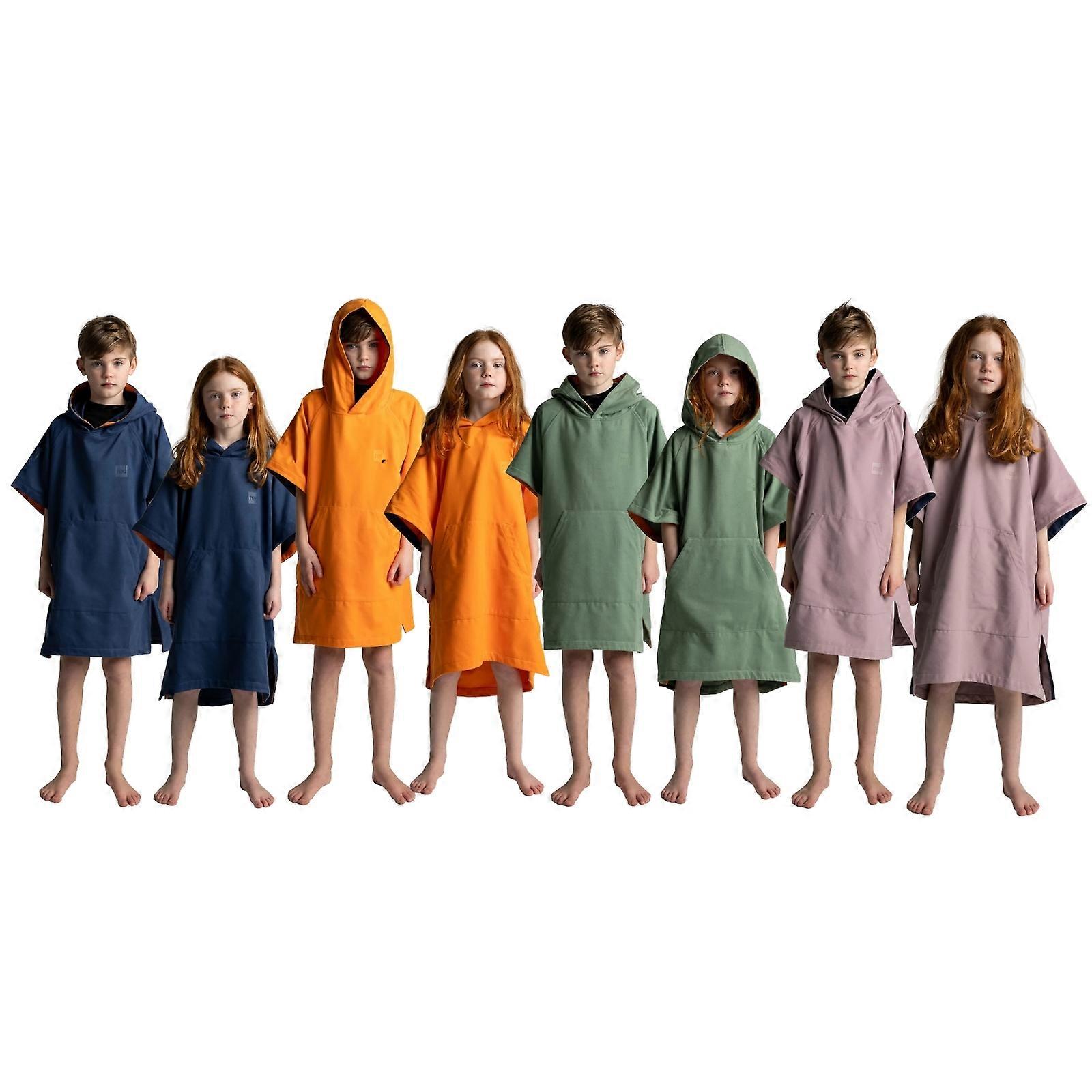 Red Kids Quick Dry Microfibre Poncho