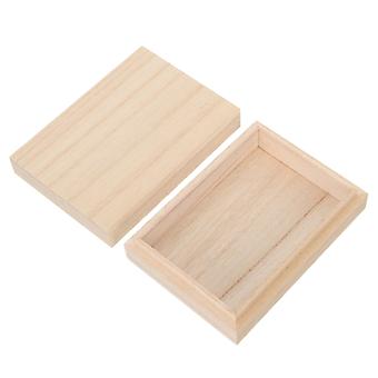 Poker Storage Case Wooden Poker Container for Party with Lid