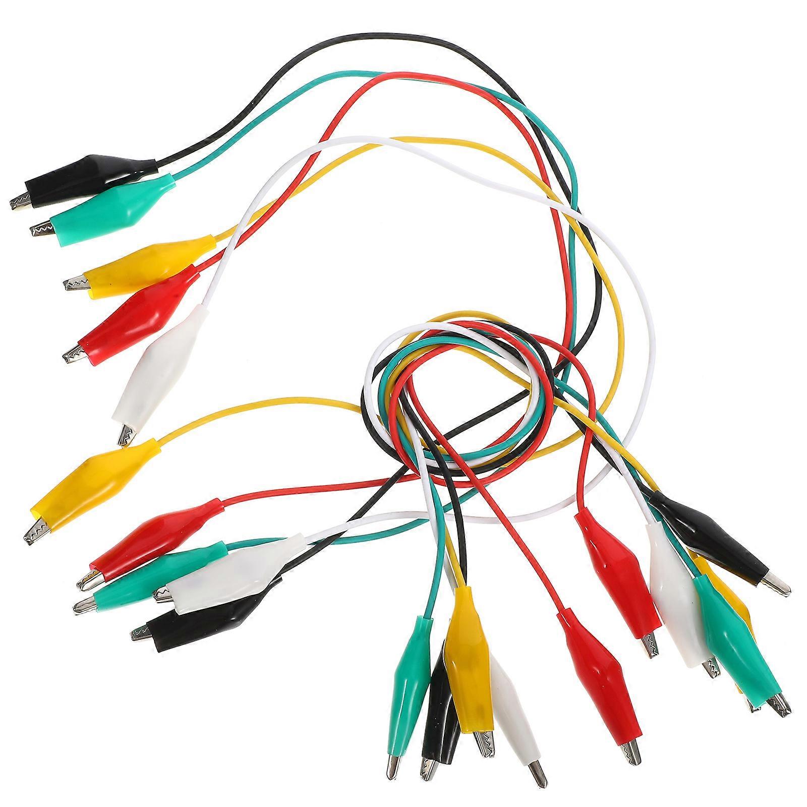 Clips Electrical Test Leads for Electrical Testing 20Pcs Heavy Duty