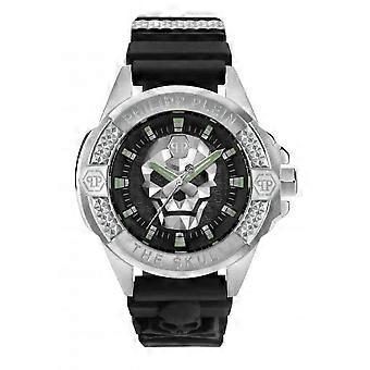 Philipp Plein Gents High-Conic The $Kull Black Watch PWAAA0121 –