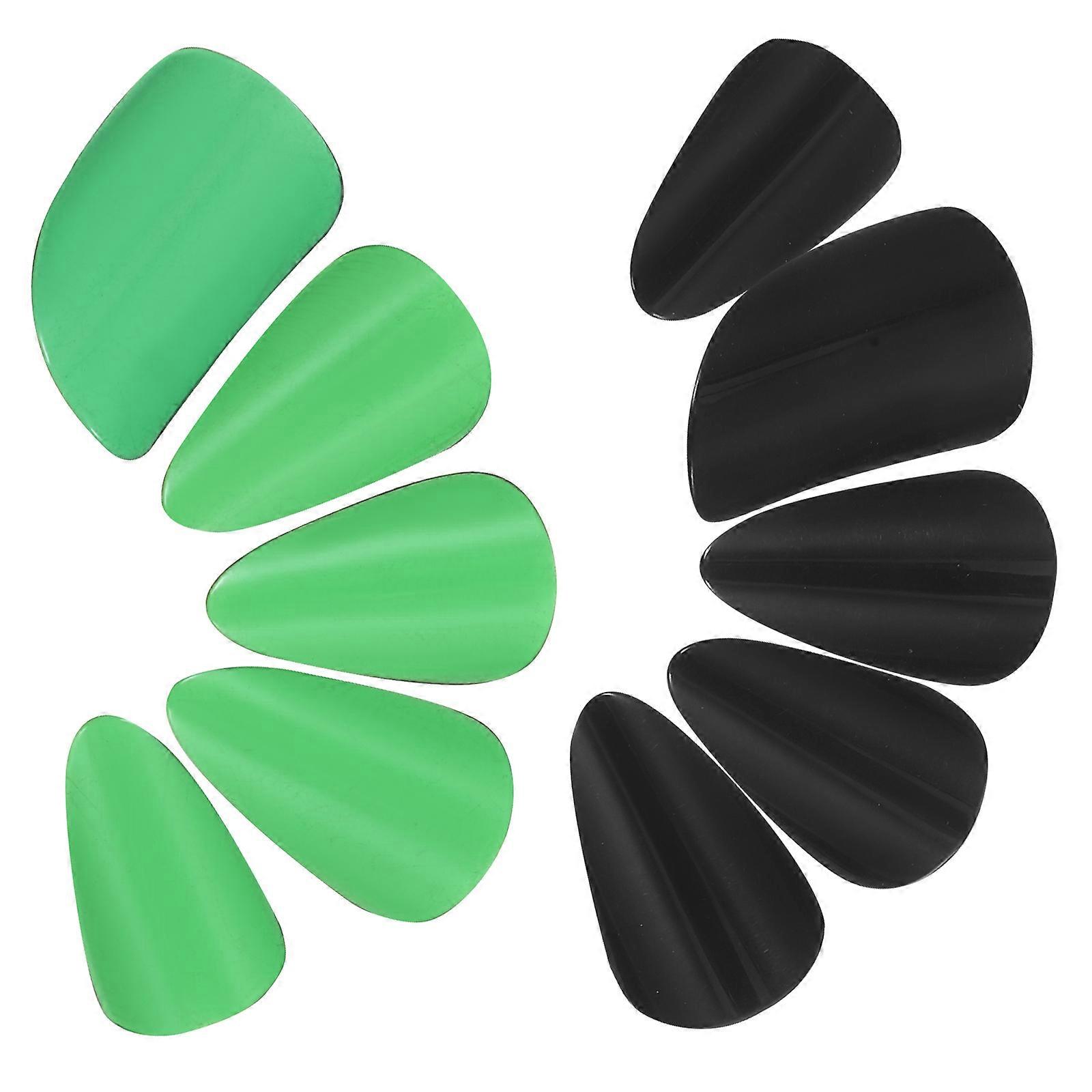 Stringed Instruments Pipa Finger Guards Professional Set with 40Pcs Assorted Colors