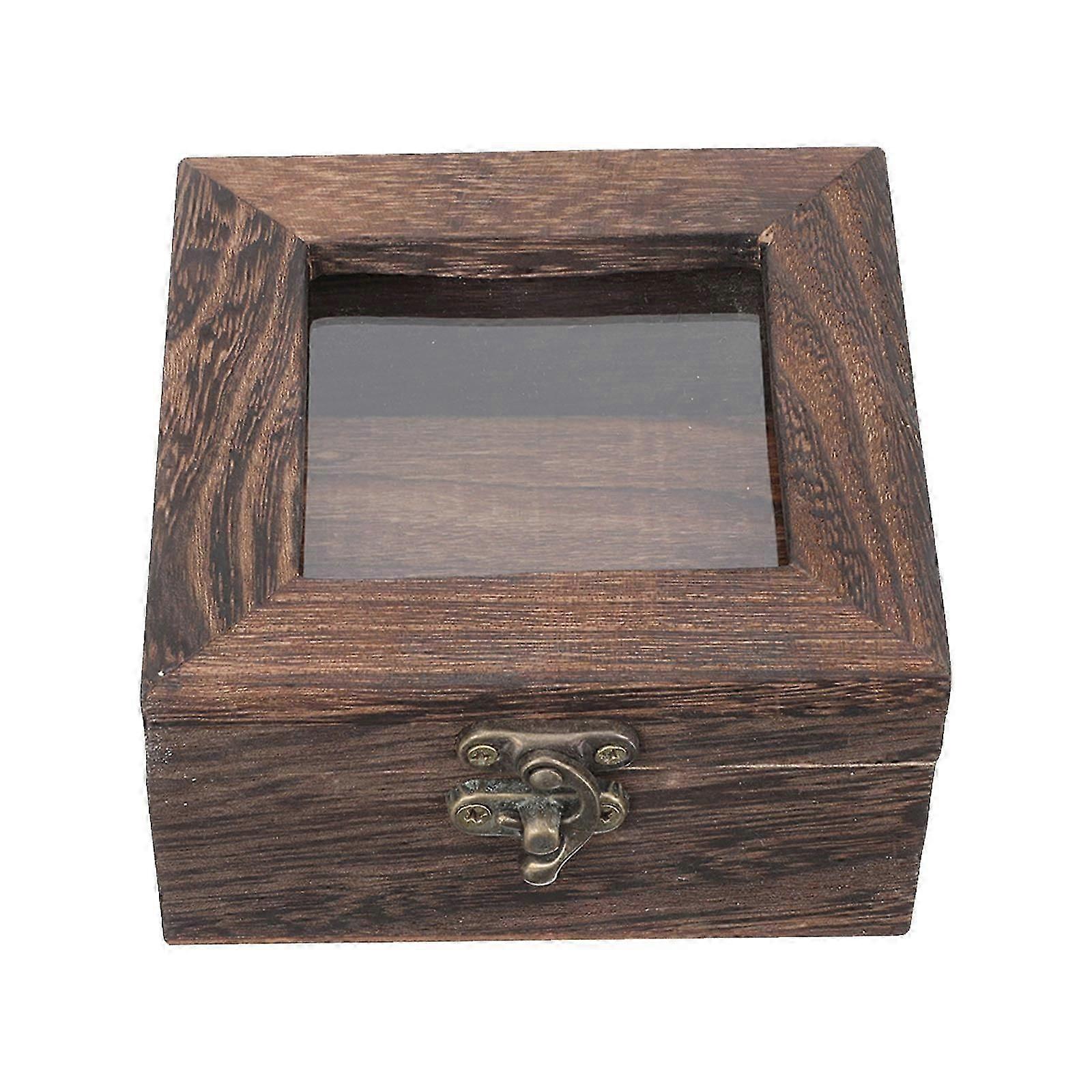 Insect Specimen Box Wood Display Case for Storage Use