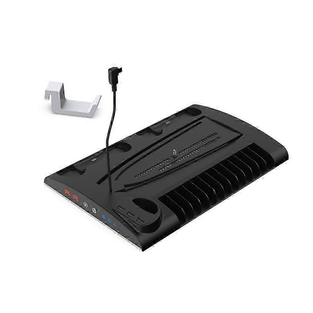 Charging Stand, Multifunctional LED Cooling Stand with Charging Station, 2 Controllers compatible with SLIM Console