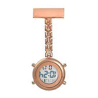 Sykepleierklokke Lommeklokke Multifunksjon Metall Elektronisk Digital Display Brystklokke Alarm Timer-wfx