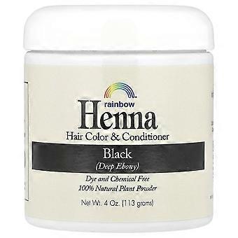 Rainbow Research, Henna, Hair Color & Conditioner, Black, 4 oz (113 g), 3-Pack