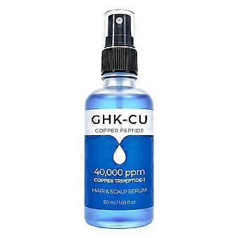 GHK-Cu Koperpeptide Haar- & Hoofdhuidserum, Lichtgewicht Hydraterende Haarbehandelingsspray voor een Gezonde Hoofdhuid, 50 ml
