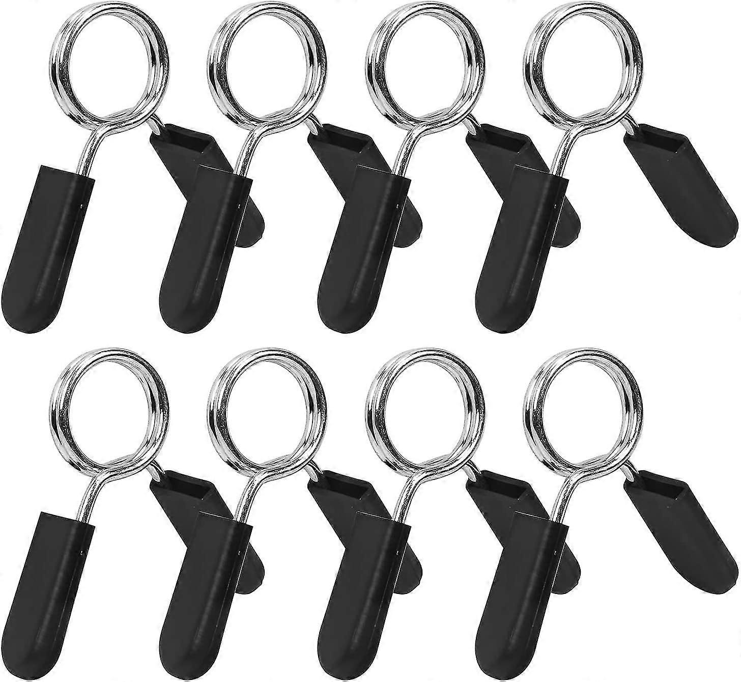 Spring Locks 25mm, 8 Pieces Dumbbell Locks Locking Device, Spring Lock Dumbbell