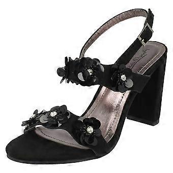 Dames Anne Michelle bloem Trim sandalen F10780