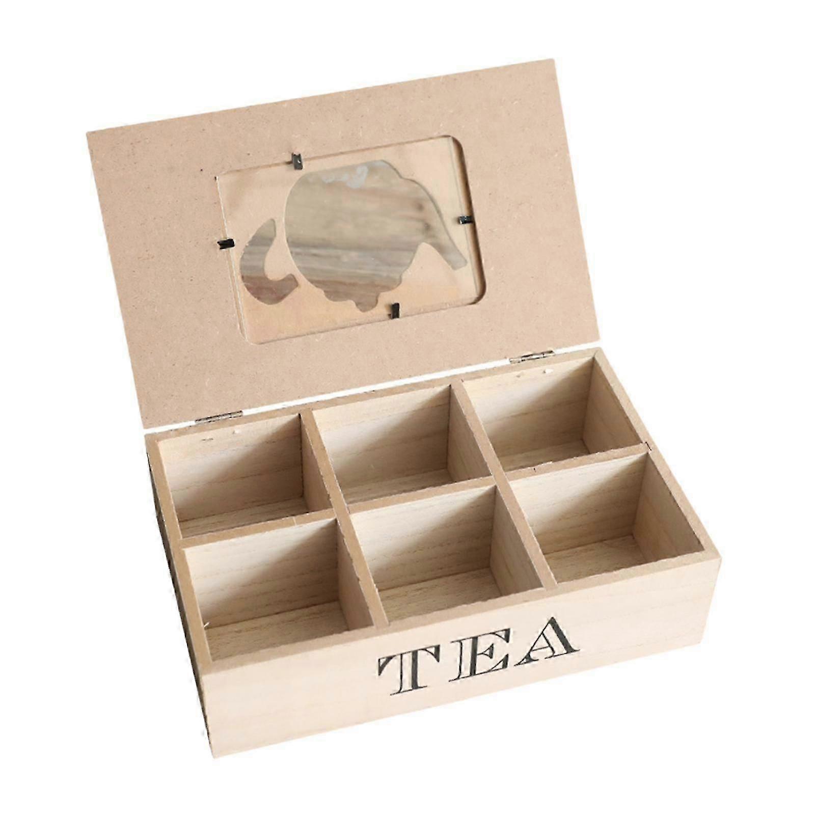 Tea Bag Organizer Storage Box Durability Multifunctional Minimalist Stackable