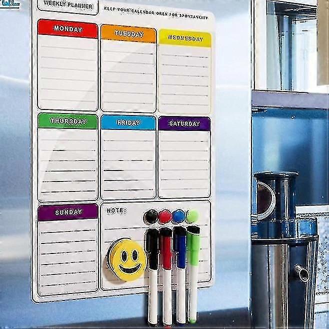Flexible A3 Magnetic White / weekly Plan Message Board